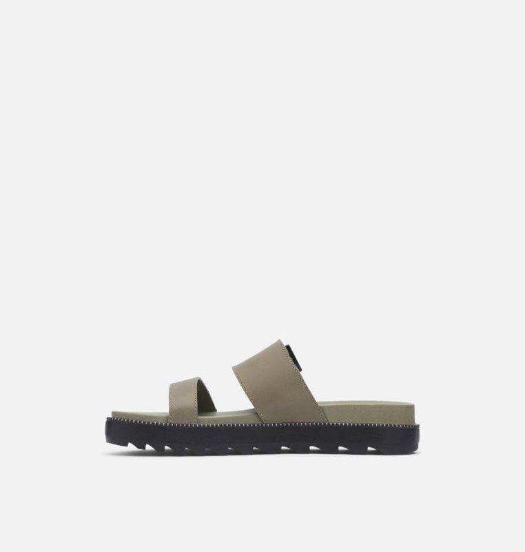 Sorel Dam Slides Olivgröna - Roaming™ Buckle - PGN-371084